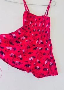 Red Floral Sundress