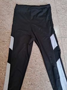 Black & Gray Active Leggings