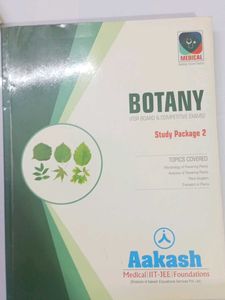 Aakash Botany Study Package| Set of 3 books