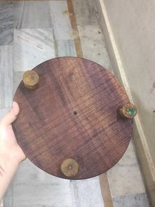 Unique Wooden Chakla Without Belan.