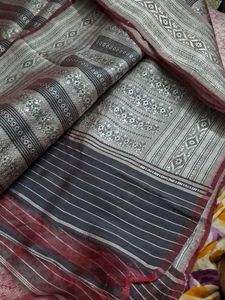 Elegant Striped Saree
