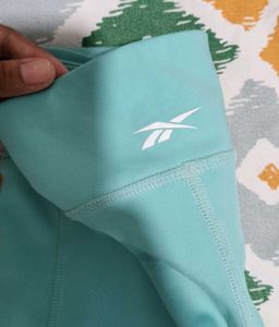 Cyan Reebok Gym Capris