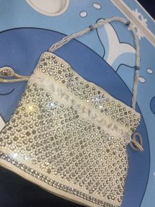 White Heavy Stone Purse 😍👜