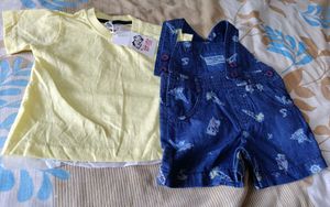 Baby Girl/Boy  Dungaree Set 6-9 m