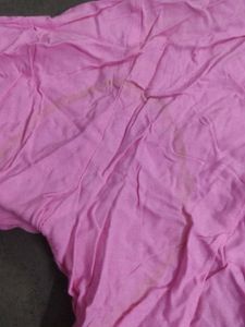 Pink Formal Shirt With Black Button Detail
