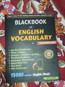 Black Book Of English Vocabulary