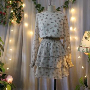 Floral Tiered Mini Dress