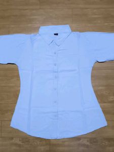 Light Blue Short Sleeve Button Down