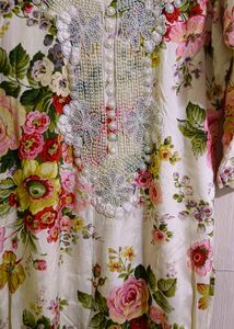 Floral Beaded Kurti