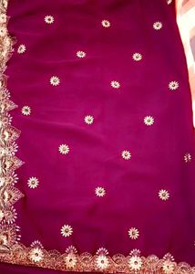 Beautiful Embroidered Saare🌸❤