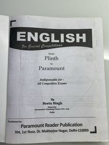 English for General Competitions - Vol 1