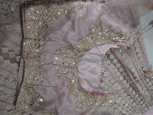 Net Lehenga With Bandez Odhni