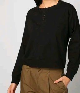 Black Henley Shirt