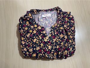 Flower Print Summer Cotton Dress