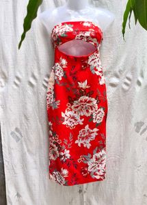 1126 SEXY FLORAL BODYCON