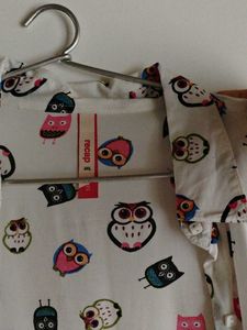 Owl Print Shirt (Size 3XL)