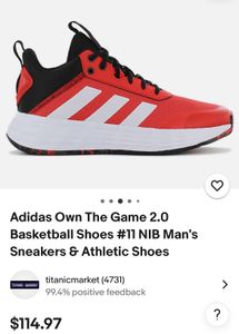 Adidas OwnTheGame 2.0 Basketball Shoes