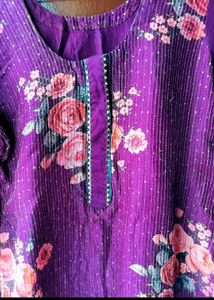 Kurta Set With Plazzo And Dupatta