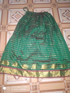 Pattu Pavadai Lehenga And Blouse