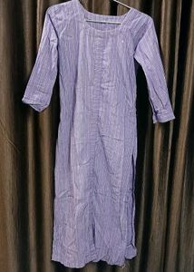 Striped Kurti Plazo Set