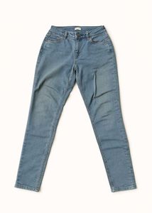 Light Blue High-Waisted Stretch Jeans – Slim Fit