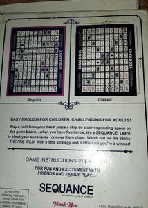Sequence Board Game