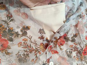 Beautiful Floral Print Midi Skirt