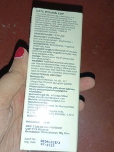 bellavita date shower gel and perfume