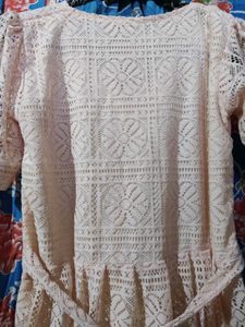 Elegant Lace Midi Dress