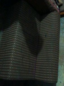 Brown Checker Couch