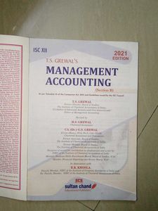 T.S. Grewal&#39;s Management Accounting
