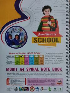 A4 Size Spiral Register