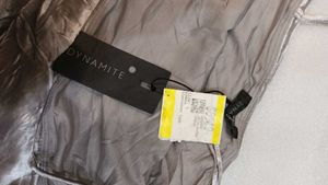 Silver Cami velvet top.new..38 around L