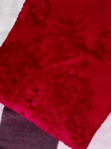 Red Embroidered Kurta