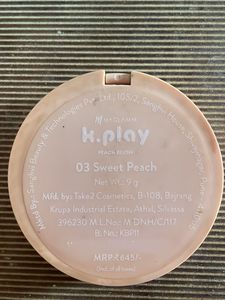 MyGlamm K.Play Peach Blush