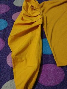 Yellow Long Sleeve Top