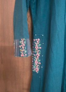 Navy Blue Colour Kurta Set