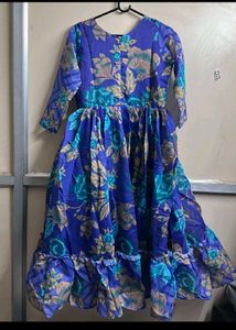 Blue Flowerl Dress