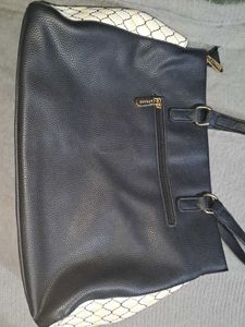 caprese Black Tote Bag