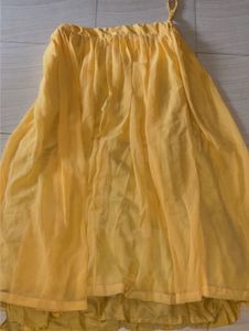 Yellow Embroidered Blouse &amp; Lehenga