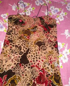 BERSHKA velvet Partywear Dress