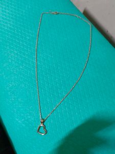 Giva Rose Gold Line Heart Pendant With Box Chain
