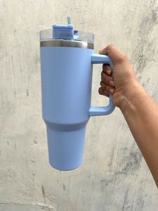 Large Blue Insulated Tumbler