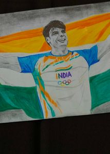 Neeraj Chopra Art