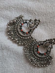 Elegant Peacock Design Earrings