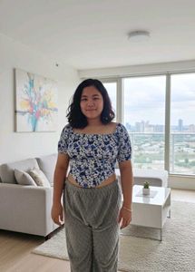 Floral Crop Top( 32 to 34 bust)