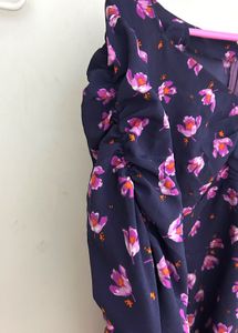 Tokyo Talkies Bodycon Dress With Puff Sleeves