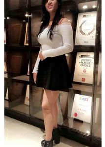 Black Flare Skirt