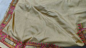 Embroidered Ethnic Border Fabric