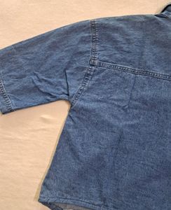 Embroided Denim Shirt